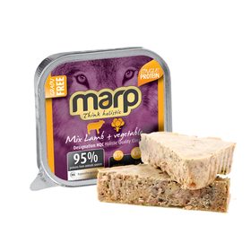 Marp Mix vanička pro psy jehně+zelenina 16x100g (15 + 1 ZDARMA)