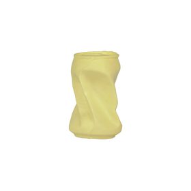Eco friendly hračka pro psy plechovka žlutá, 16cm/110g