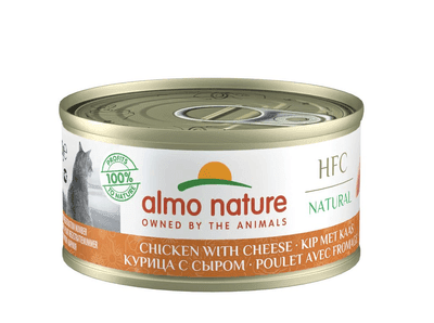 Almo Nature HFC WET CAT- Kuře a sýr 70g výhodné balení 24ks