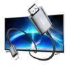 Kabel Lightning na HDMI 1080p UA27 2 m šedý - Hoco