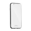 Obal / kryt pre Samsung Galaxy A9 2018 biely - sklenená zadná strana
