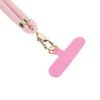 Přívěšek k telefonu na krk s nastavitelnou délkou 165 cm světle růžový - SWING