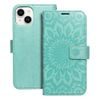 Pouzdro / obal na Apple iPhone 14 zelený - knížkový Forcell MEZZO