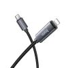 Nabíjecí, datový kabel USB C / Lightning PD 27W s displejem 1 m X112 černý - HOCO