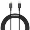 Kabel USB-C Apple Lightning 20W / 2m / černý - BASEUS