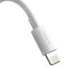Kabel USB / Lightning 1,5m bílý 2ks - Baseus Simple Wisdom