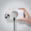 Bezdrátová nabíječka USB C Qi2 15W podpora MagSafe + kabel 1,5 m stříbrná - Forcell