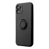 Obal / kryt na Apple iPhone 16e (SE 4 2025) / 17e černý - Silicone Ring