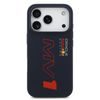 Obal / kryt na Apple iPhone 17 Pro modrý - Red Bull Silicone MV1 MagSafe
