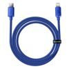 Nabíjecí / datový kabel USB-C - Lightning 20W 1,2m modrý - Baseus CAJY000203 Crystal Shine Series
