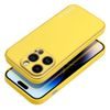 Obal / kryt na Apple iPhone 14 PRO žllutý - Forcell LEATHER