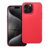 Obal / kryt na Apple iPhone 15 PRO MAX červený - SOFT Case