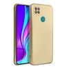 Obal / kryt na Xiaomi Redmi 9C zlatý - Forcell METALLIC