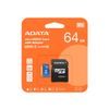 Micro SD karta 64GB s adaptérem class 10 - ADATA