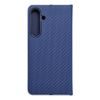 Puzdro / obal na Samsung Galaxy S24 Plus modrý - kniha LUNA Book Carbon
