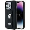 Obal / kryt na Apple iPhone 14 Pro černý - KARL LAGERFELD Gripstand Saffiano KC PIN