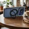 Obal / kryt na Apple iPhone 13 černý - Frame Circle Stand