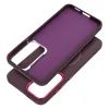 Obal / kryt na Samsung Galaxy A57 fialový s MagSafe - Frame Mag Cover