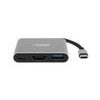 Multifunkční adaptér Fowler MINI USB-C PD, USB 3.0, HDMI 4K - Natec