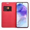 Pouzdro / obal na Huawei P30 Lite červené - knížkové Luna Book Carbon