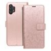 Pouzdro / Obal na Samsung Galaxy A32 5G starorůžová mandala - knížkové Forcell MEZZO