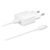 Nabíjačka Samsung s portom USB-C (15 W), biela