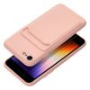 Obal / kryt pre Apple iPhone 7 / 8 / SE 2020 ružové - Forcell CARD CASE