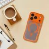 Obal / kryt na Samsung Galaxy A57 oranžový s MagSafe - FULL MATTE MAG COVER