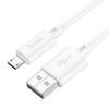 Datový kabel USB A - Micro 2,4A Gratified X88 bílý - HOCO