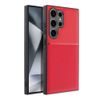 Obal / kryt na Samsung Galaxy S24 Ultra červený - NOBLE