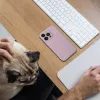 Obal / kryt na Apple iPhone 16e růžový - Silicone Mag Cover