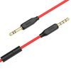 Kabel AUX Jack 3,5mm UPA12 s mikrofonem červený - HOCO
