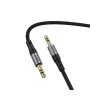 Kabel AUX Jack 3,5 mm / Jack 3,5 mm 1,5 m černý - HOCO