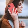 Obal / kryt na Apple iPhone 14 PRO MAX ( 6.7 ) červený - Forcell SILICONE