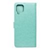 Puzdro / obal pre Samsung Galaxy A12 zelené mandala - kniha Forcell MEZZO