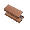 Pouzdro / obal na Apple iPhone 14 Pro Max hnědé - knížkové Leather case