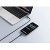 Plochý kabel USB-C na USB-C VEGER PD 5 A 240 W CC2-MTB 1,5 m černý