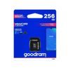 Paměťová karty microSD, SD 256GB, 100MB/s s adaptérem, černá - Goodram