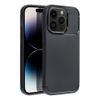 Obal / kryt na qApple iPhone 14 PRO čierne - CARBON Premium