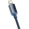 Nabíjecí / datový kabel USB-C - Lightning 20W 1,2m černý - Baseus CAJY000201 Crystal Shine Series