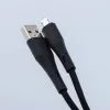 Datový kabel USB A / Micro USB QC3.0 2,4A 18W 1m silikonový černý - FORCELL