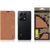 Pouzdro / obal na Xiaomi Redmi Note 14s hnědé - knížkové Tactical Xproof