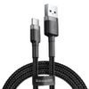 Kabel Type C 3A 1M černošedý BASEUS