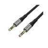 Kabel AUX Jack 3,5 mm / Jack 3,5 mm 1,5 m černý - HOCO