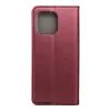 Pouzdro / obal na Motorola G86 5G vínové - knížkové Smart Magneto Book Case