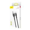 Nabíjecí a datový kabel USB / Micro USB 1 m šedo-černý - BASEUS Cafule