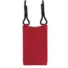 Taštička přes rameno s kapsou FIXED Verona s černou šňůrkou pro mobilní telefony do 7", červená