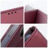 Pouzdro / obal na Motorola G56 5G vínové - knížkové Smart Magneto Book Case