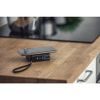 Multifunkčná 20W cestovná nabíjačka 5v1 s káblom micro USB/USB-C/Blesk, 10 000 mAh Power Bank, 15W bezdrôtové nabíjanie