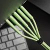 Nabíjecí / datový kabel USB-C - Lightning 1m zelený - Forcell F-Energy PD 3A 27W Silicone C346